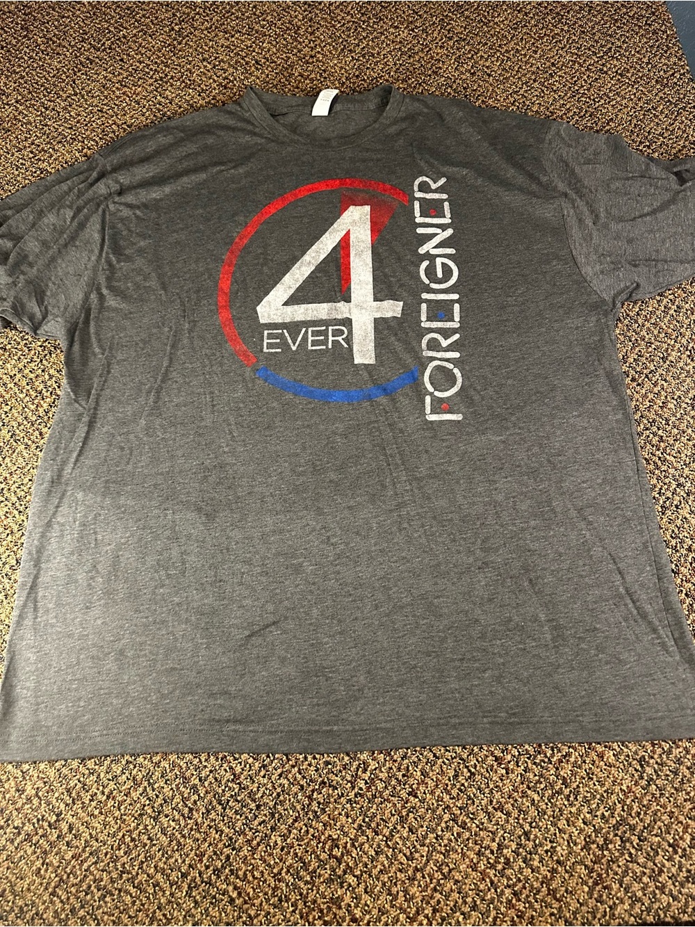 Forever 4 Foreigner Graphic Tee - Gray